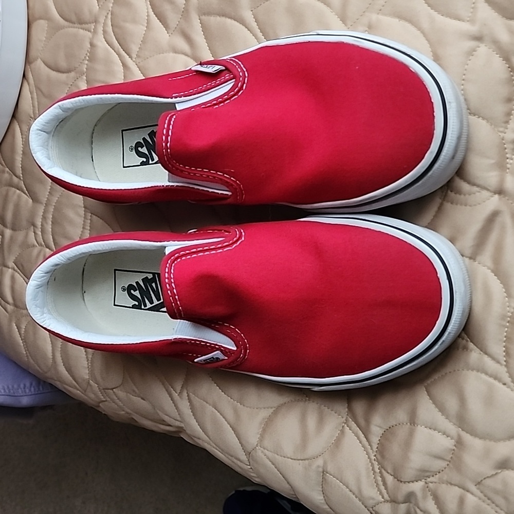 Red vans 7youth
